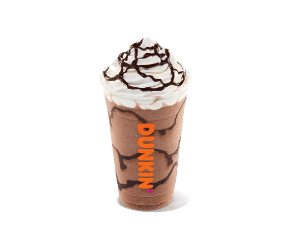 A frozen chocolate drink 